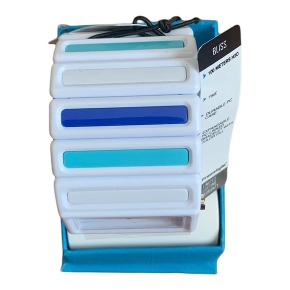 NIB FREESTYLE The Bliss Watch Water Resistant Elastic Band Colorblock Wristwatch - Picture 16 of 16